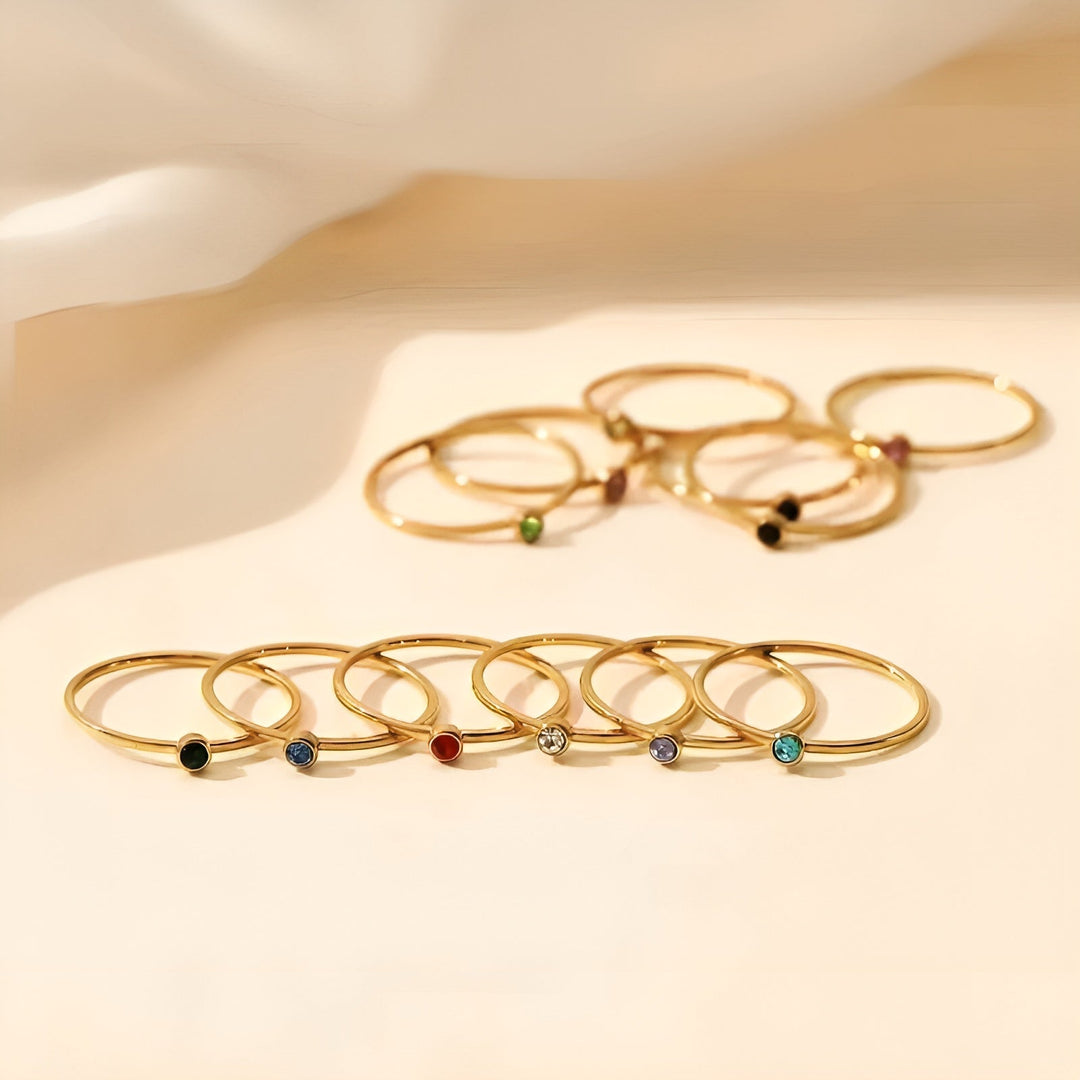LUCERNA Jewellery Birthstone Ring